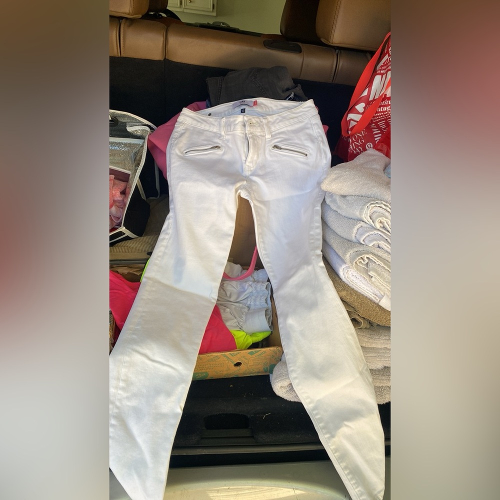 White cabi jeans